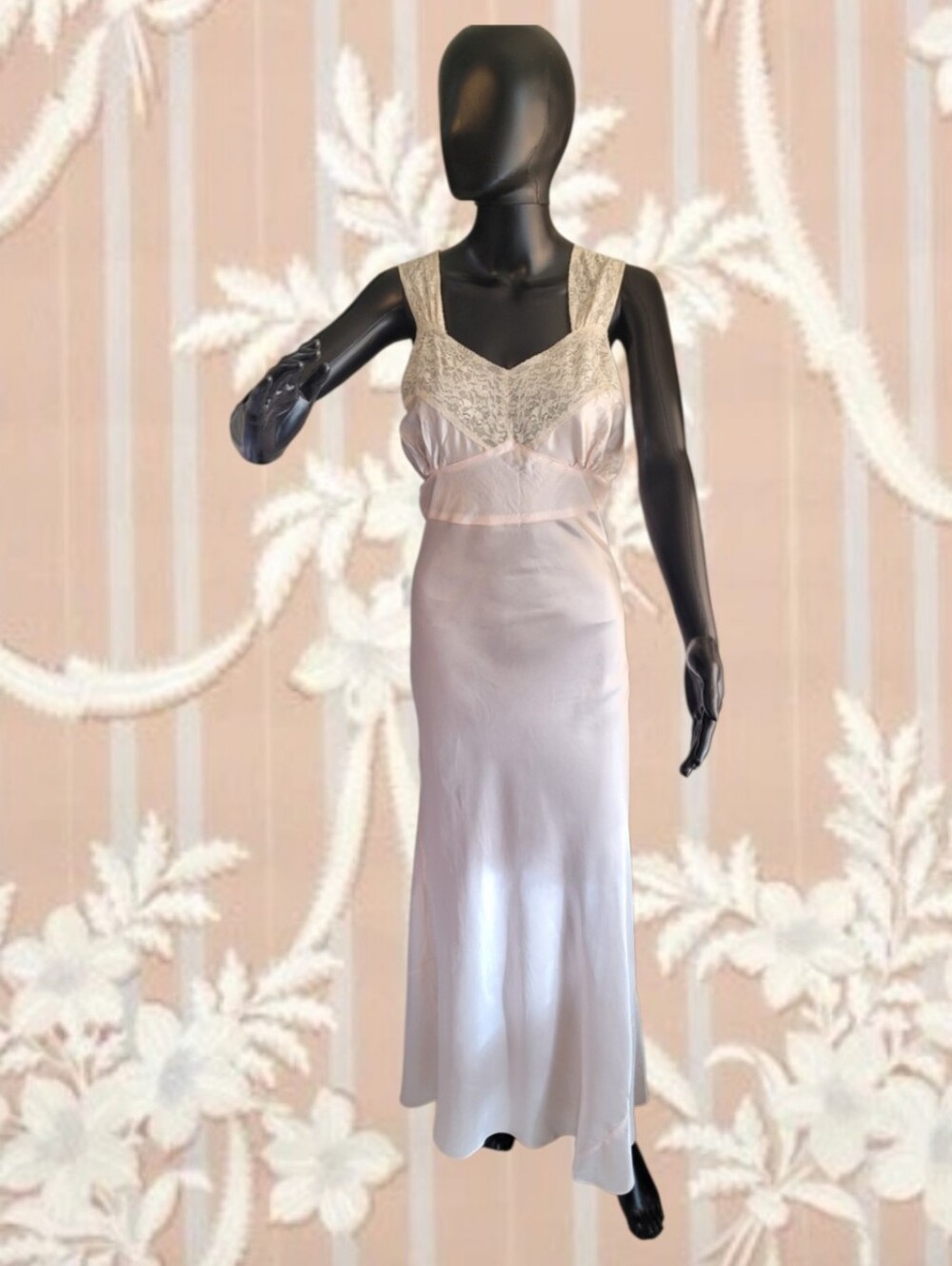 Vintage Pale Pink Slip Negligee